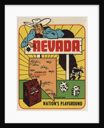 Nevada travel decal by Anonymous