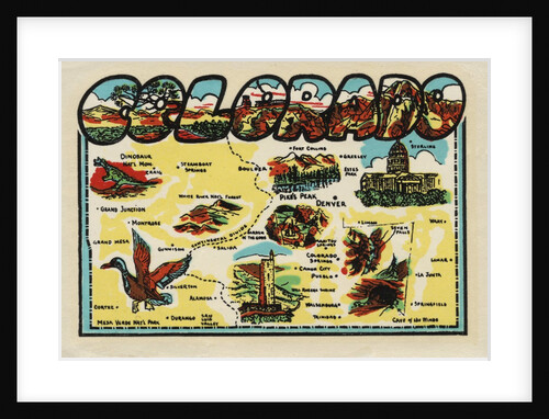 Colorado travel decal by Anonymous