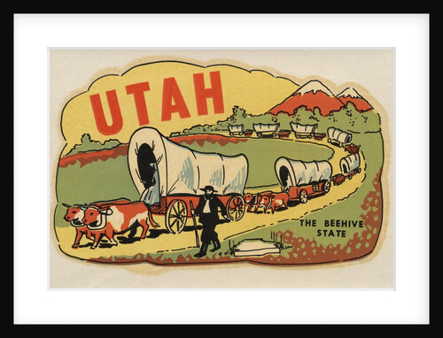 Utah travel decal by Anonymous