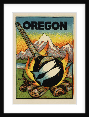 Oregon travel decal by Anonymous