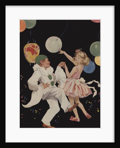 Boy and girl dancing by Anonymous