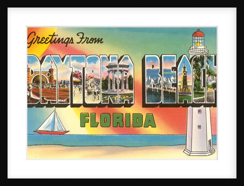 Greetings from Daytona Beach, Florida by Anonymous