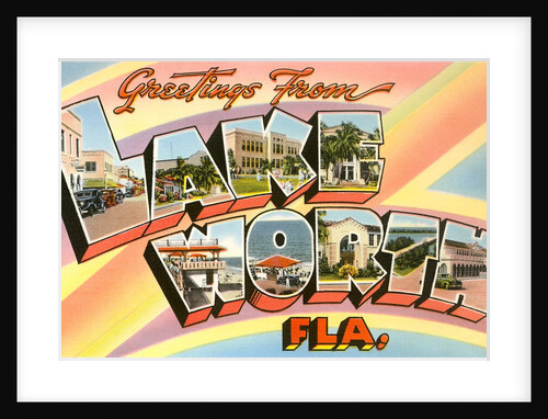 Greetings from Lake Worth, Florida by Anonymous