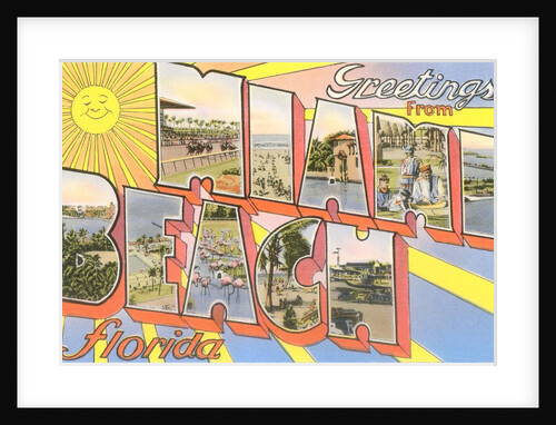 Greetings from Miami Beach, Florida by Anonymous
