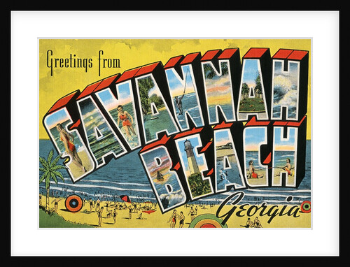 Greetings from Savannah Beach, Georgia by Anonymous