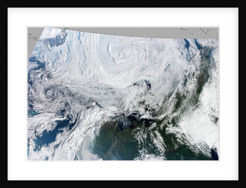 Strong Summer Cyclone Churns Over the Arctic Ocean by Anonymous