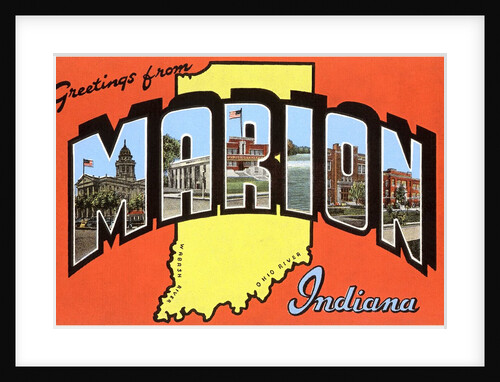 Greetings from Marion, Indiana by Anonymous