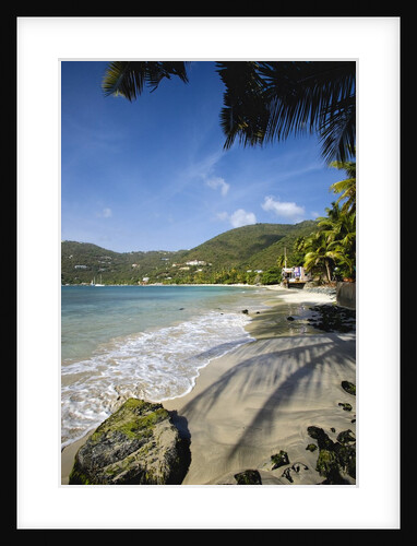 Tropical beach, Cane Garden Bay, Tortola island, British Virgin Islands by Anonymous