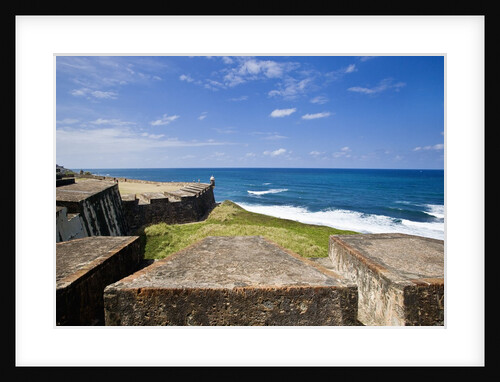 Fortress and sea, Old San Juan, Puerto Rico by Anonymous