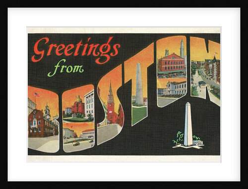 Greetings from Boston, Massachusetts by Anonymous