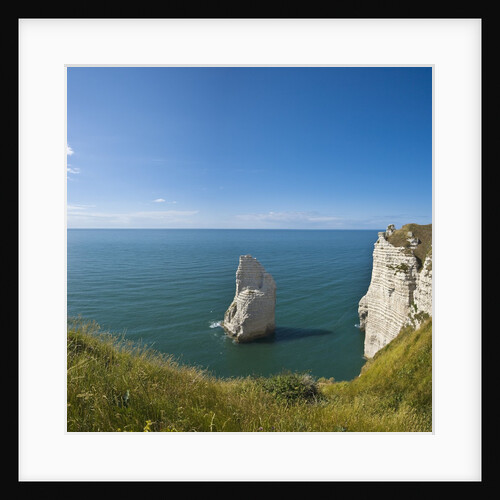 View of the Aiguille cliff , High Normandy , France by Anonymous