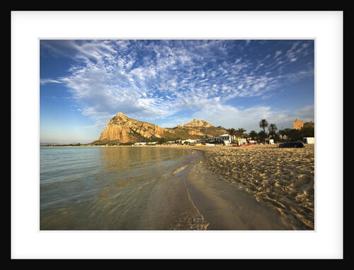 View of beach and coastline, San Vito lo Capo, Sicily, Italy by Anonymous