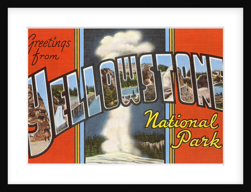 Greetings from Yellowstone National Park by Anonymous