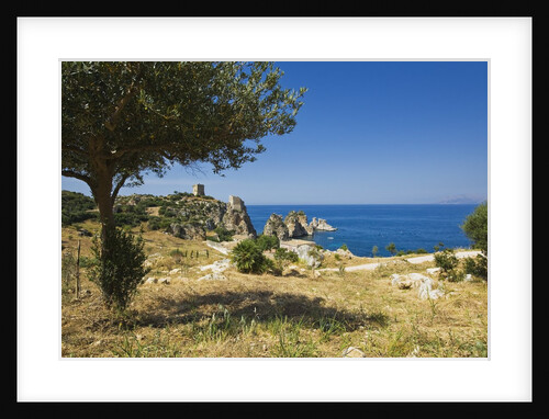 View of Tonnara di Scopello, Castellammare del Golfo, Sicily, Italy by Anonymous