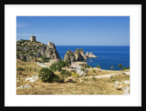 View of Tonnara di Scopello, Castellammare del Golfo, Sicily, Italy by Anonymous