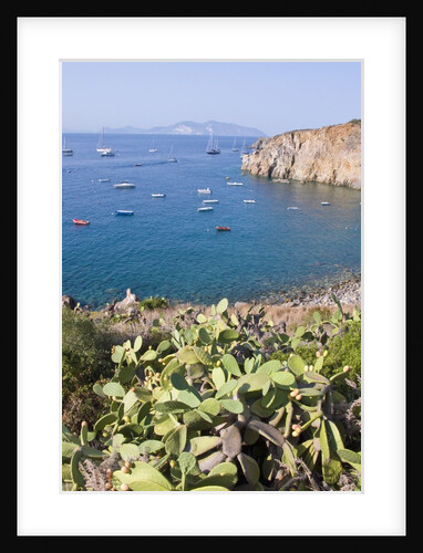 View of Lipari Town, Zimmari gulf, Panarea, Sicily, Italy by Anonymous