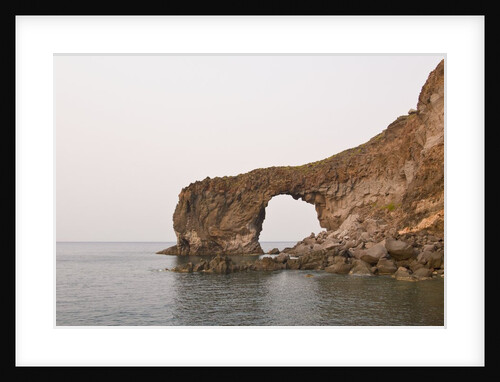 Natural arch at Pollara, Sicily, Italy by Anonymous