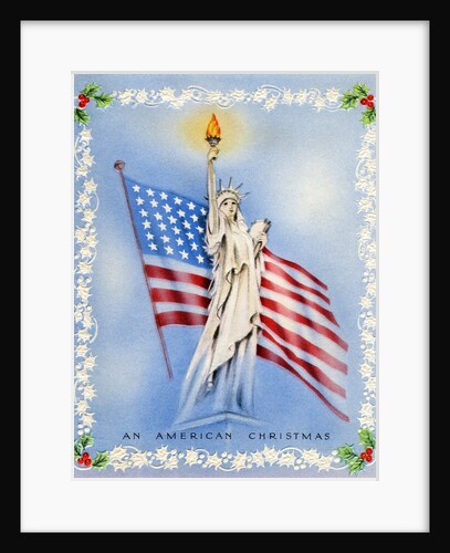An American Christmas illustration by Anonymous