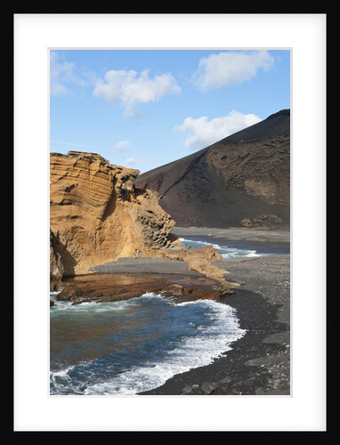 Coastline at El Golfo, Lanzarote, Yaiza, Spain by Anonymous