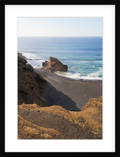 Coastline at El Golfo, Lanzarote, Yaiza, Spain by Anonymous