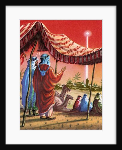 Vintage Illustration of the Three Wise Men by Anonymous