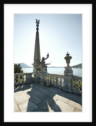 Garden at Borromeo Palace facing Lake Maggiore, Isola Bella, Stresa, Italy by Anonymous