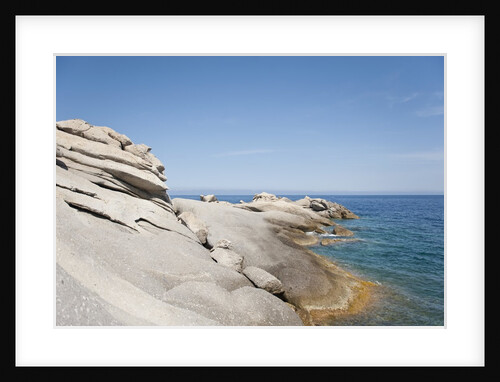 Sea coast, Capo Sant'Andrea, Italy by Anonymous