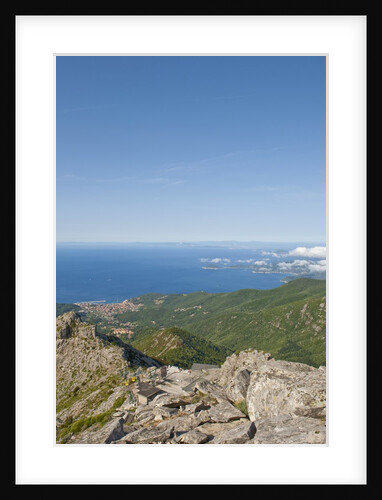Sea coast from Monte Capanne, Italy by Anonymous