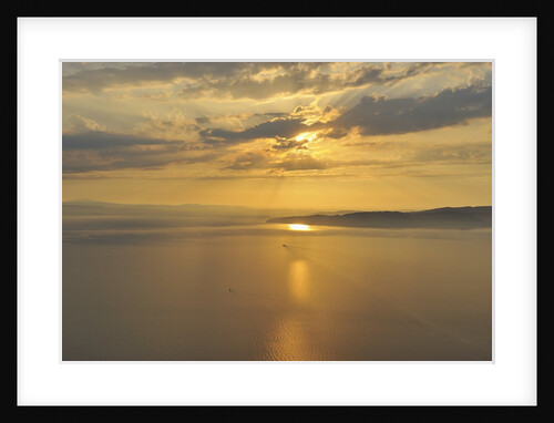 Sea at sunset, Giglio Castello, Italy by Anonymous