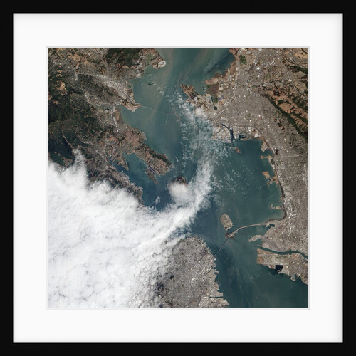 Satellite View of a Foggy Day in San Francisco by Anonymous
