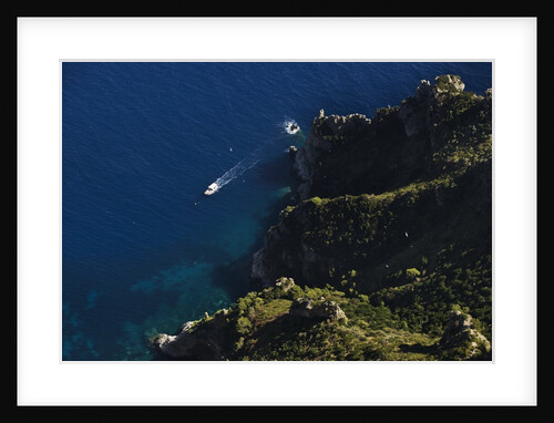 View of coast from Monte Solaro, Anacapri, Capri Island, Campania, Italy by Anonymous