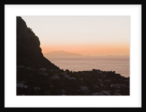Sea at sunset, Capri, Capri Island, Campania, Italy by Anonymous