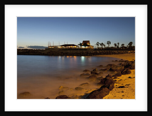 Town lights at night, Puerto Rico, Gran Canaria, Spain by Anonymous