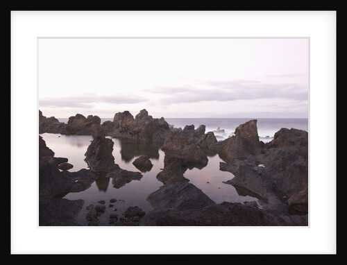 Sea at dusk, Puerto de Santiago, Tenerife, Canary Islands, Spain by Anonymous