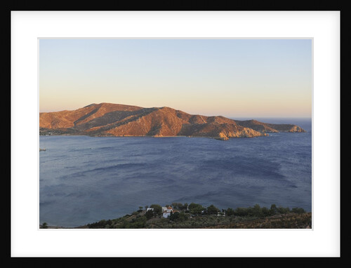 Scenic View of South of Island from Profiti Ilias Mount, Patmos, Dodecanese, Greece by Anonymous