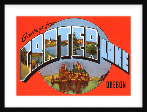 Greetings from Crater Lake, Oregon by Anonymous