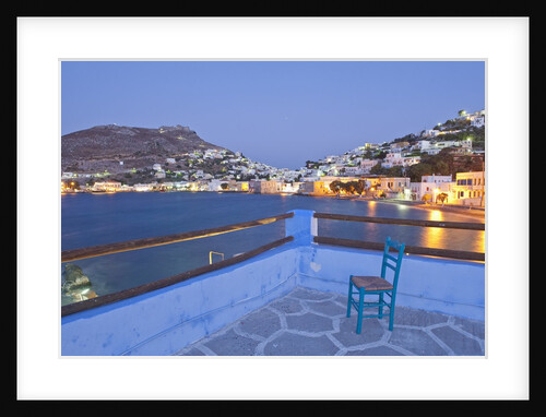 Town at dusk, Agia Marina, Leros, Greece by Anonymous