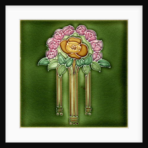 Art Nouveau Decorative Tile by Anonymous