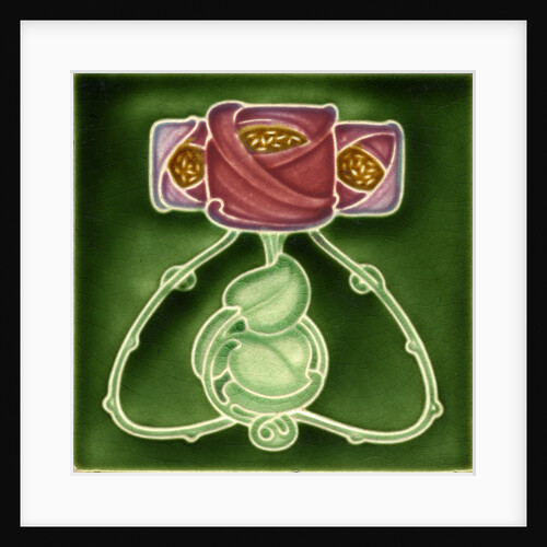 Arts & Crafts decorative tile by Anonymous