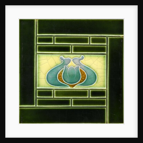 Arts & Crafts decorative tile by Anonymous