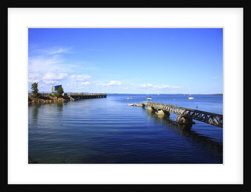 Long pier and sea, Acadia National Park, Maine, USA by Anonymous