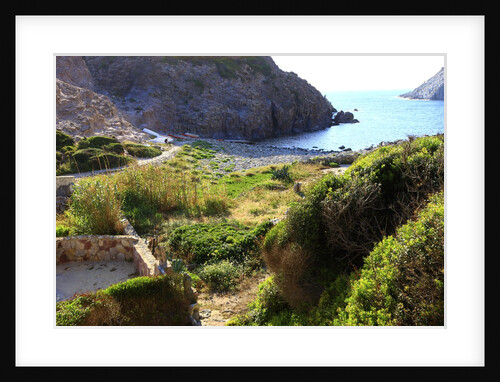 Cosy beach, Cala Fico, San Pietro island, Carloforte, Sardinia, Italy by Anonymous