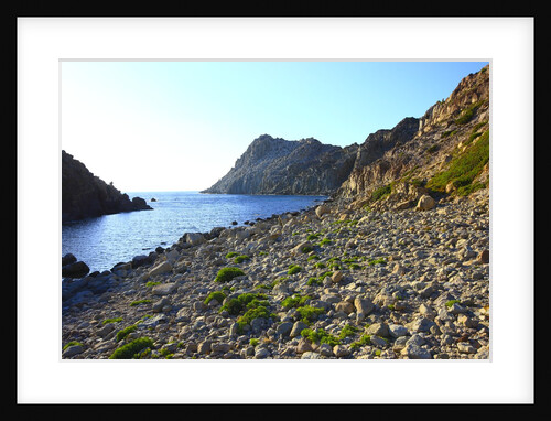 Rocky beach and sea, San Pietro island, Carloforte, Sardinia, Italy by Anonymous