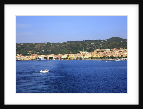 View of town on coast, Carloforte, San Pietro island, Sardinia, Italy by Anonymous
