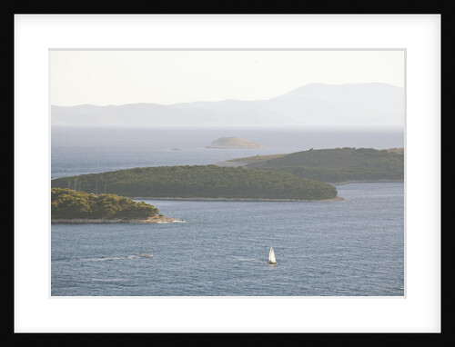 View of Pakleni islands from fortress, Hvar Town, Hvar Island, Croatia by Anonymous