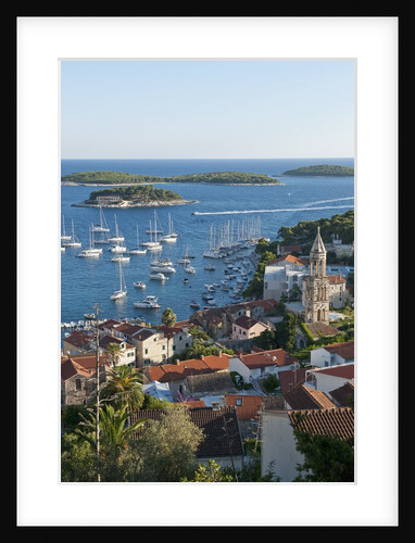 View of the town from fortress, Hvar Town, Hvar Island, Croatia by Anonymous