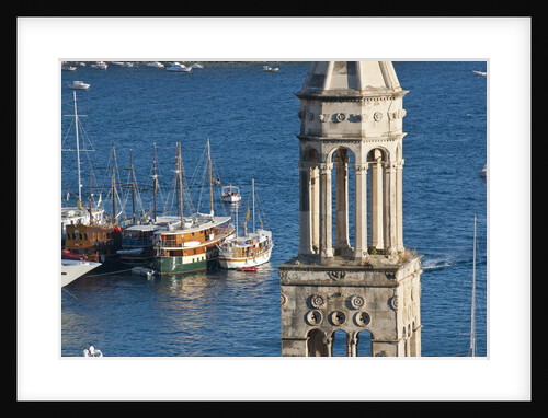 Dominican monastery bell tower, Hvar Town, Hvar Island, Croatia by Anonymous