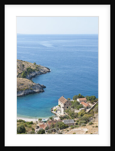 Coastal village, Dobovica Bay, Hvar Island, Croatia by Anonymous