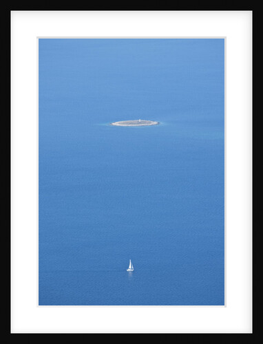 Sea view from Sveti Nikola mountain, Hvar Island, Croatia by Anonymous