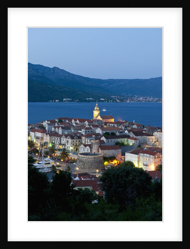 View of old town, Korcula, Croatia by Anonymous